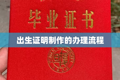 平舆出生证明制作的办理流程